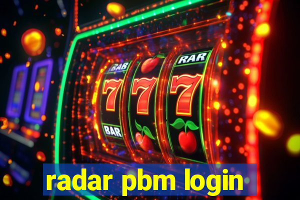 radar pbm login